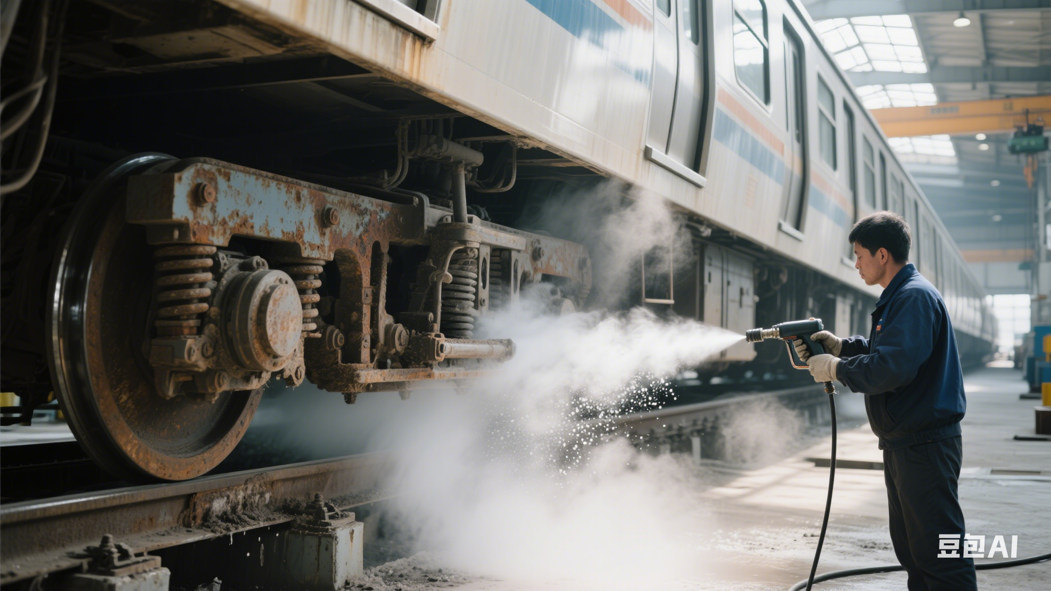 列車及地鐵維修時干冰清洗 