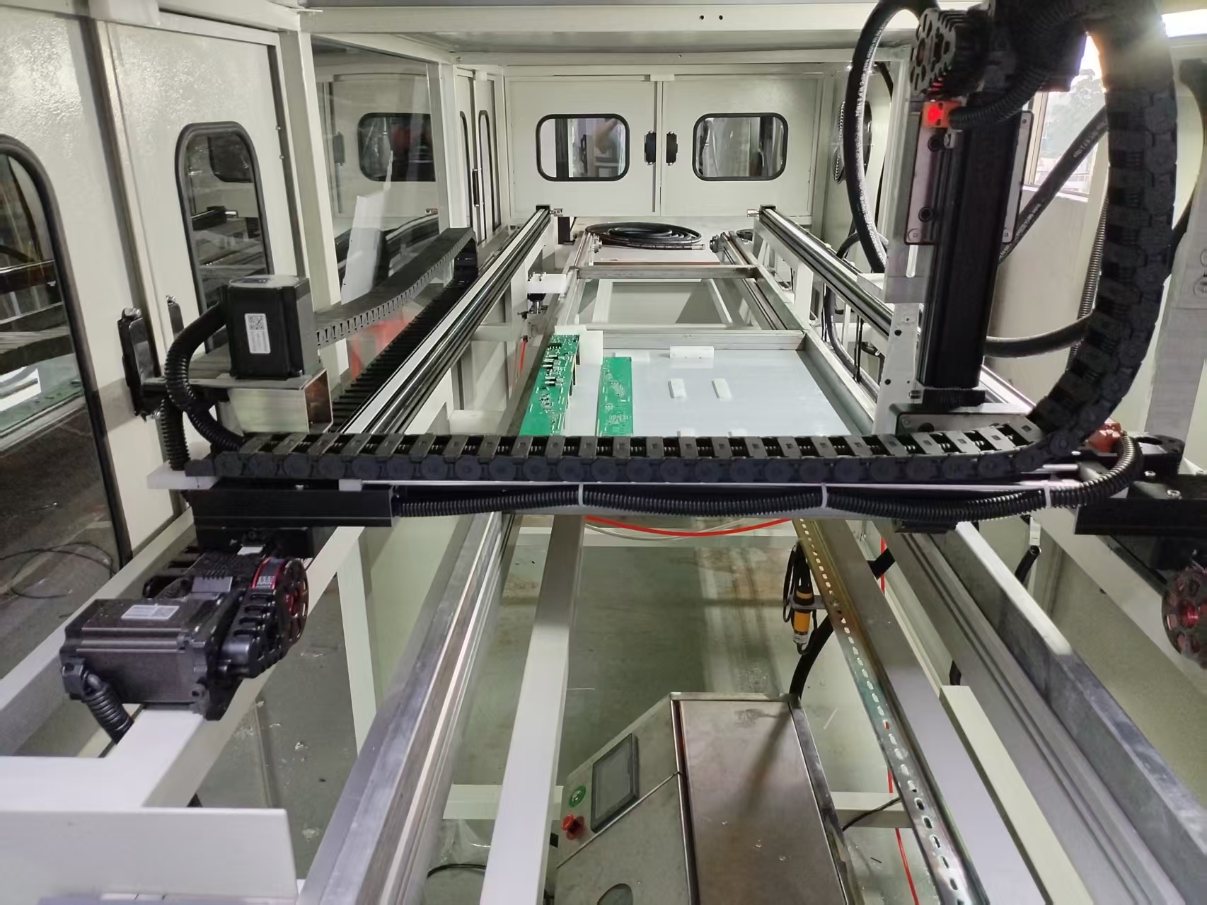 德鋮干冰超長(zhǎng)行程全自動(dòng)接駁臺(tái)干冰洗板機(jī) 